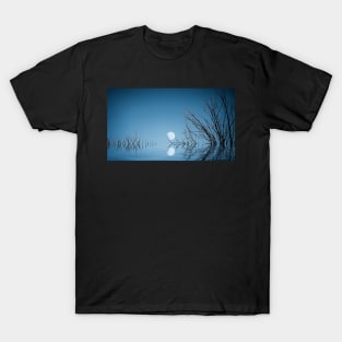 Moon on the Water(Blue) T-Shirt